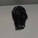 Black Latex Hood Mask Full Face Mask Riding Mask Hood Party Latex Mask