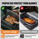 270 Opening BBQ Blanket for Resting Meat, Insulated Leak-Proof Meat Resting Bag for Brisket Turkey Pork, Smoker Accessories for Camping Kitchen Party, Anniversary Birthday Gift for Men Dad Husband