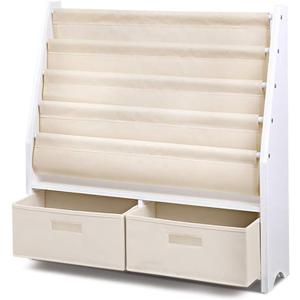 ARTISS Keezi Kids Bookcase Childrens Bookshelf Storage Shelves Ladder Shelf Display WH
