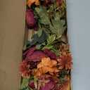 Guagb 3 Pcs Fall Flowers Artificial Mums Silk Bouquet Faux Poeny Sunflowers Floral Fake Mum Arrangements Home Indoor Outdoor Planter Decor Party Wedding Table Autumn Decoration