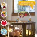 Baby Stroller Arch Toy with Relaxing Music & Lights - Adjustable Activity Arch & Play Accessories - Baby Bouncer Toy Bar, Carseat, Crib, Stroller Hanging Toys for Infants 0 Months Old & Up