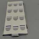 Gillette, 100 Gillette Platinum Double Edge Safety Razor Blades on a display card, 20 dispnesers of 5 Blades
