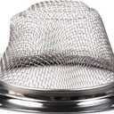 Stainless Steel Kitchen Sink Strainer: Heavy Duty Steel Mesh, Fits Most Sink Drains