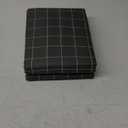 Bedsure Duvet Cover Queen Size - Reversible Plaid Duvet Cover Set with Zipper Closure, 3 Pieces Dark Grey Bedding Set with 8 Corner Ties and 2 Pillow Shams 20"x26" (04 - Dark Grey (No Comforter))