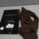 Women's 80 Denier Solid Color Opaque Tights, High Waist Footed Pantyhose (Large-X-Large, Coffee)