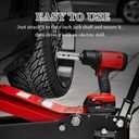Stainless Steel Trailer Jack Drill Adapter, Top Wind Trailer Jack Crank Handle Cordless Drill Adapters with a 1/2 Inch Socket Adapter Bit, Compatible with 1 Inch Jacks Drive Shaft
