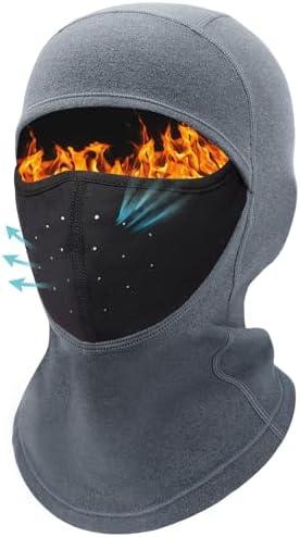 Kids Balaclava Ski Mask (With Breathable Holes) Windproof Winter Fleece Neck Face Warmer Boys Girls, One Size