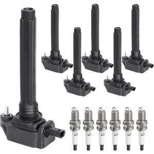 Ignition Coil Pack Spark Plugs Compatible with 3.6 3.6L V6 Dodge Challenger Charger Durango Grand Caravan Journey Avenger, Chrysler 200 300 Town & Country, Grand Cherokee Wrangler, Ram C/V ProMaster Ignition Coil Pack Spark Plugs Compatible with 3.6 3.6L V6 Dodge Challenger Charger Durango Grand Caravan Journey Avenger, Chrysler 200 300 Town & Country, Grand Cherokee Wrangler, Ram C/V ProMaster
