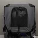 Large Cat Carrier 24"x16.5"x16.5" Portable Dog Crate for Small Medium Dogs Collapsible Traveling Pet Crate with Collapsible Bowl (Grey)