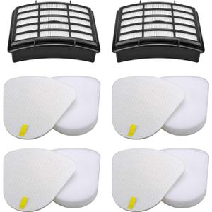 2 + 4 Pack Vacuum Filters Replacement Compatible for Shark Navigator Lift-Away NV350, NV351, NV352, NV355, NV356E, NV357, NV360, NV370, NV391, UV440, UV490, UV540,Replacement XFF350 XHF350