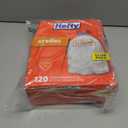 Hefty Strong White 13 Gallon Trash Bags with Drawstrings, Unscented Tall Kitchen Trash Bags, Resists Leaks, Punctures, and Tears, Durable Closure, 120 Ct.