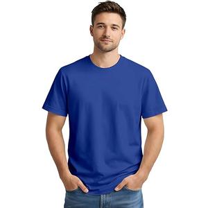 Men’s 100% Cotton Round Neck T-Shirt -Soft & Breathable Casual Summer Tee Shirt, size 42