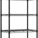 DUMOS 5-Tier Metal Storage Shelves, Wire Shelving, Storage Rack, 23.2" W