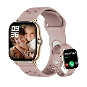 Telescepe Smart Watch for Women Men. 1.83" Fitness Watch (Answer/Make Call) with Heart Rate Monitor Blood Pressure Blood Oxygen Monitor Sleep Tracker Compatible with iPhone Android Phones (Pink)