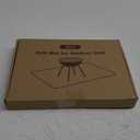 Non-Curl 60x40 inch Under Grill Mats for Outdoor Grill, Double-Sided Fireproof, Oilproof & Waterproof BBQ Grill Mat, Easy to Clean, Indoor Fire Pit Fireplace Mat, Perfect for Deck/Patio/Lawn