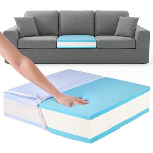 WooPetty Couch Cushion Replacement 3 Layer Thickened 26"x26"x5"(Firm)