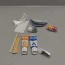 Porcelain Repair Kit, Waterproof Fiberglass Tub Repair Kits, Strong Tile Repair Kit, Non-Toxic Ceramic Tile Repair Kits Suitable for Ceramics, Porcelain, Resin, Granite, Marble, Quartz, etc (50g+50g)