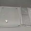 VEVOR Hot Dog Roller 7 Rollers 18 Hot Dogs Capacity 1050W Stainless Sausage Grill Cooker Machine with Dual Temp Control Glass Hood Acrylic Cover Bun Warmer Shelf Removable Oil Drip Tray, ETL Certified