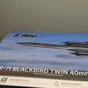 E-flite RC Airplane SR-71 Blackbird 40mm Twin EDF BNF Basic Transmitter Battery and Charger Not Included EFL02050