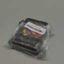 7PCS Metal DND Dice Set with Box, Debris RPG Black Blue D and D Dice for use with D&D Tabletop Games Role Playing Game Polyhedral Dice Set D20 D12 D10 D8 D6 D4