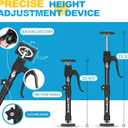 Third Hand Support Pole Heavy Duty, Cabinet Jacks for Installing Cabinets with 200 LBS Capacity and Expand from 15-4/5 to 23-3/5 in, 1-PC