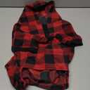 Plaid Dog Hoodie Sweatshirt Sweater for Extra Large Dogs Cat Puppy Clothes Coat Warm and Soft(XL)