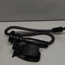 Lamicall Gooseneck Phone Holder Bed - [Nylon Braided] Flexible Arm, 38inch Overall Length, 360 Adjustable Clamp Clip, Overhead Cell Phone Mount Stand for Bed, Desk, 4-7 Cellphone, Gifts (Black)