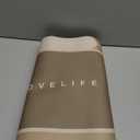 Rubber Bath mats Quick-Drying Non-Slip Bathroom mat Super Absorbent Bath mat Instant Dry Bath mat, Bathroom Rug in Front of The Kitchen Sink, Shower Room, Bathtub, Oval(Beige+16.9x26.7in)