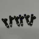 4 Holes Fuel Injectors Fits for Ford: Fusion 2006-2009, for Lincoln: Zephyr 2006, for Mercury: Milan 2006-2009, V6 3.0L Gas, Replace # 0280158075, 6E5Z9F593AA, 822-11213(6 Pcs)