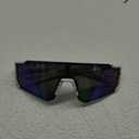 OULAIQI Cycling Sunglasses Polarized Sunglasses for Cycling Men Women with 1 Lens or 3 Interchangeable Lens Baseball Glasses (Bsp-gray)