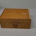 Barydat Set of 5 Wood Crates for Display Decorative Nesting Wooden Crate Storage with Handles Vintage Farmhouse Style Decorative Boxes Multipurpose Fruits Vegetables Boxes(Brown,Classic)