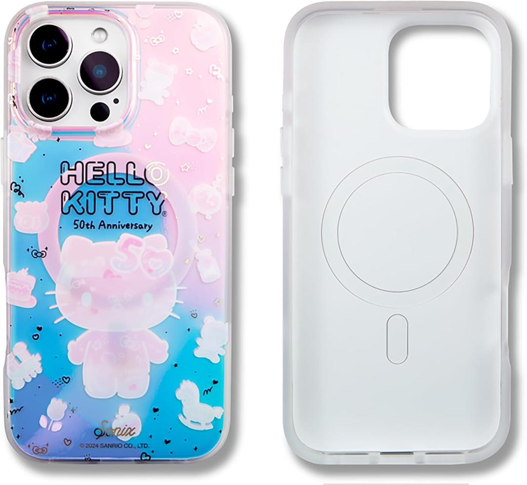 Sonix x Sanrio Case for iPhone 16 Pro Max | Compatible with MagSafe | 10ft Drop Tested | Hello Kitty 50th Anniversary (iPhone 16 Pro Max, Hello Kitty 50th Anniversary)