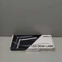 LED Desk Lamp, Manicure Table Lamp, 16" Lamp Head, Dimmable Eye-Caring Drafting Light with 3 Color Modes, 10 Brightness Levels & Adapter, Memory Function(White)