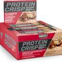 BSN Protein Crisp Bar, Salted Toffee Pretzel, 20 Gram Protein Snack Bars with Whey and Fiber, Gluten-Free Crunchy Energy Bars for Workout, Fitness, On-the-Go, 12 Count