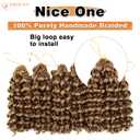 3 x PHOCAS 6Packs 8Inch Jamaican Bounce Crochet Hair for Black Women Deep Wave Crochet Hair Water Wave Crochet Hair Extensions