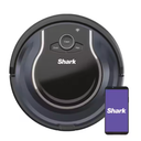 Shark ION Robot Vacuum RV761 with Wi-Fi and Voice Control, 0.5 Quarts, in Black and Navy blue