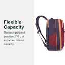 Osprey Daylite Expandable 26+6 Travel Pack, Black, 16.9H x 13W x 6.3D in