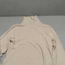 Trendy Queen Women's Turtleneck Long Sleeve Shirts Spring Fashion Basic Thermal Underwear Tops Winter Clothes 2026, L, Beige