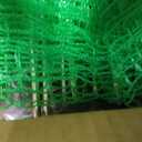 Temporary Fence with Posts, 3'x82' Plastic Fencing Garden Fence Animals Barrier with Fiberglass Stake Windbreak Rope, Portable Snow Fences, Fencing for Dogs Outdoors Backyard (Green)