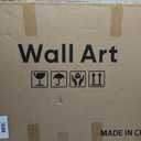 Large Framed Neutral Abstract Wall Art for Living Room, Set of 2 Black and Beige Modern Canvas Prints Paintings Artwork for Walls, Minimalist Block Lines Pictures for Hallway Office Wall Decor 24x36 In, 24" W x 36" H x 2Pcs