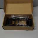 6 Pack Christmas Fireplace Stocking and Garland Hanger, 2 in 1 Adjustable Mantle Garland Hanger, No Drill Stocking Holder Hanger for Mantle, Fits Mantles from 0.5" to 3.5" Thick