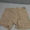 Werena Seamless Shaping Boyshorts Panties for Women Boy Shorts Under Dress Shapewear Shorts Tummy Control Underwear(A1# Beige (no Shaping), X-Large)