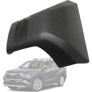 Roof Rack Cover Front Right Side Compatible with Toyota Highlander Xle Platinum 2020-2024 Roof Rack Rail Cover End Cap Roof Luggage Cargo Exterior Shell Trim #PT767-48200-CVRF