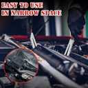 2 x Upgraded 37960 Electrical Disconnect Pliers, 8in Automotive Tools Electrical Connector Pliers, Automotive Tools for Auto Mass Air Flow Sensors, Fuel Injectors and Long Spark Plug (Stright)