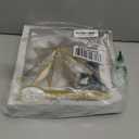 Kurt Adler 10-Light Gold Capiz Star Treetop