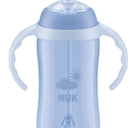 NUK Learner Straw Cup 10oz - Toddler Cup with Soft Straw for Easy Drinking Suitable for Ages 8 Months and Up