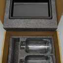 Molimoli Coffee Syrup Dispenser - Glass Bottle with Pump, Maple/Coffee Syrup, Labels and Tray