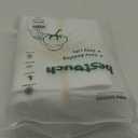 BESTOUCH Duvet Cover Set 100% Washed Cotton Linen Feel Super Soft Comfortable Chic Lightweight 3 PCs Home Bedding Set Solid Off White King (King (104" x 90"))