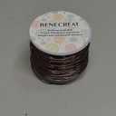 BENECREAT 20 Gauge 770FT Brown Aluminum Wire Anodized Jewelry Craft Making Beading Floral Colored Aluminum Craft Wire for Jewelry Craft, Garden, Model Making