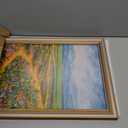 Golden State Art,12x18 Ornate Picture Frame,Real Glass Front,Champagne Gold